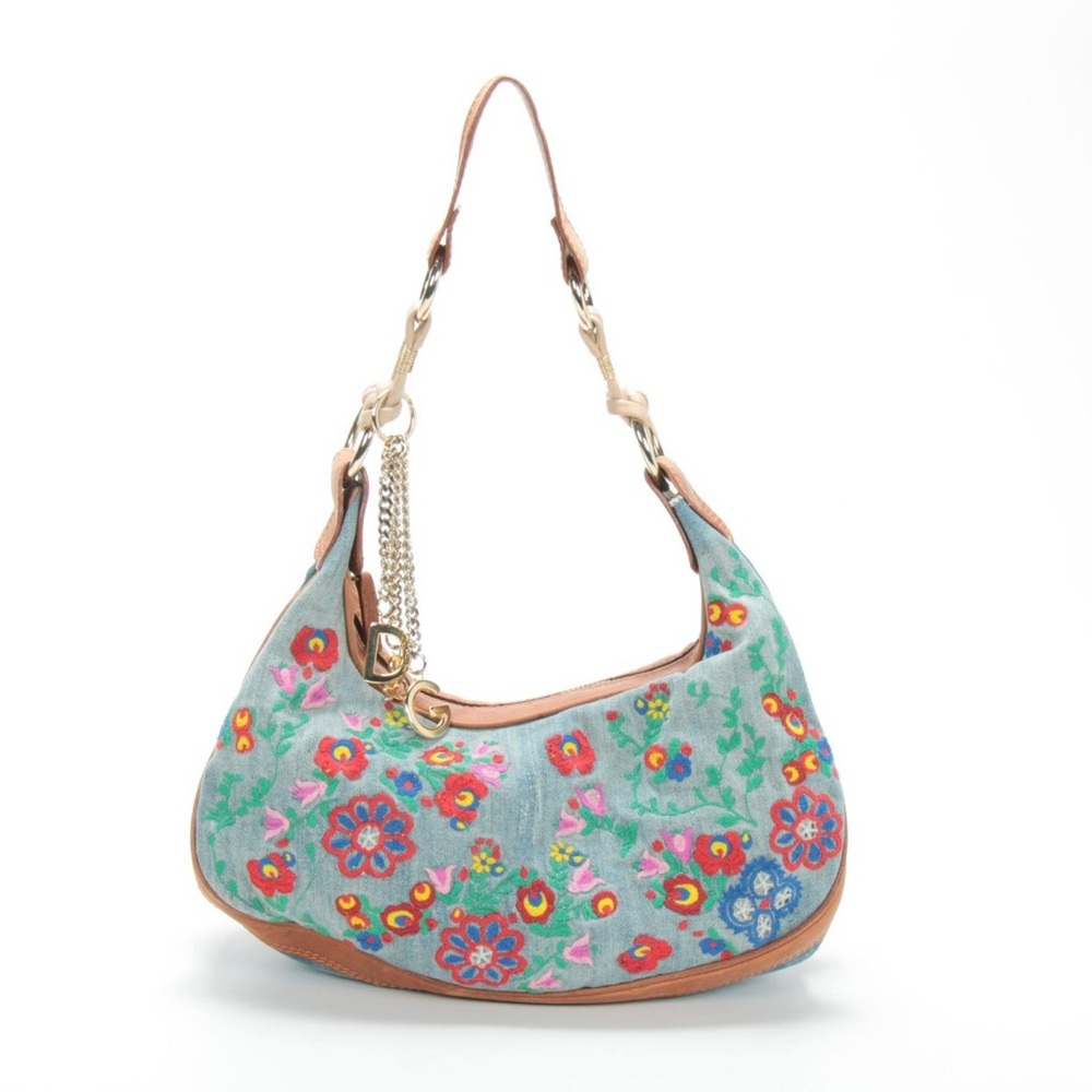 Dolce & Gabbana Embroidered Shoulder Bag y2k
